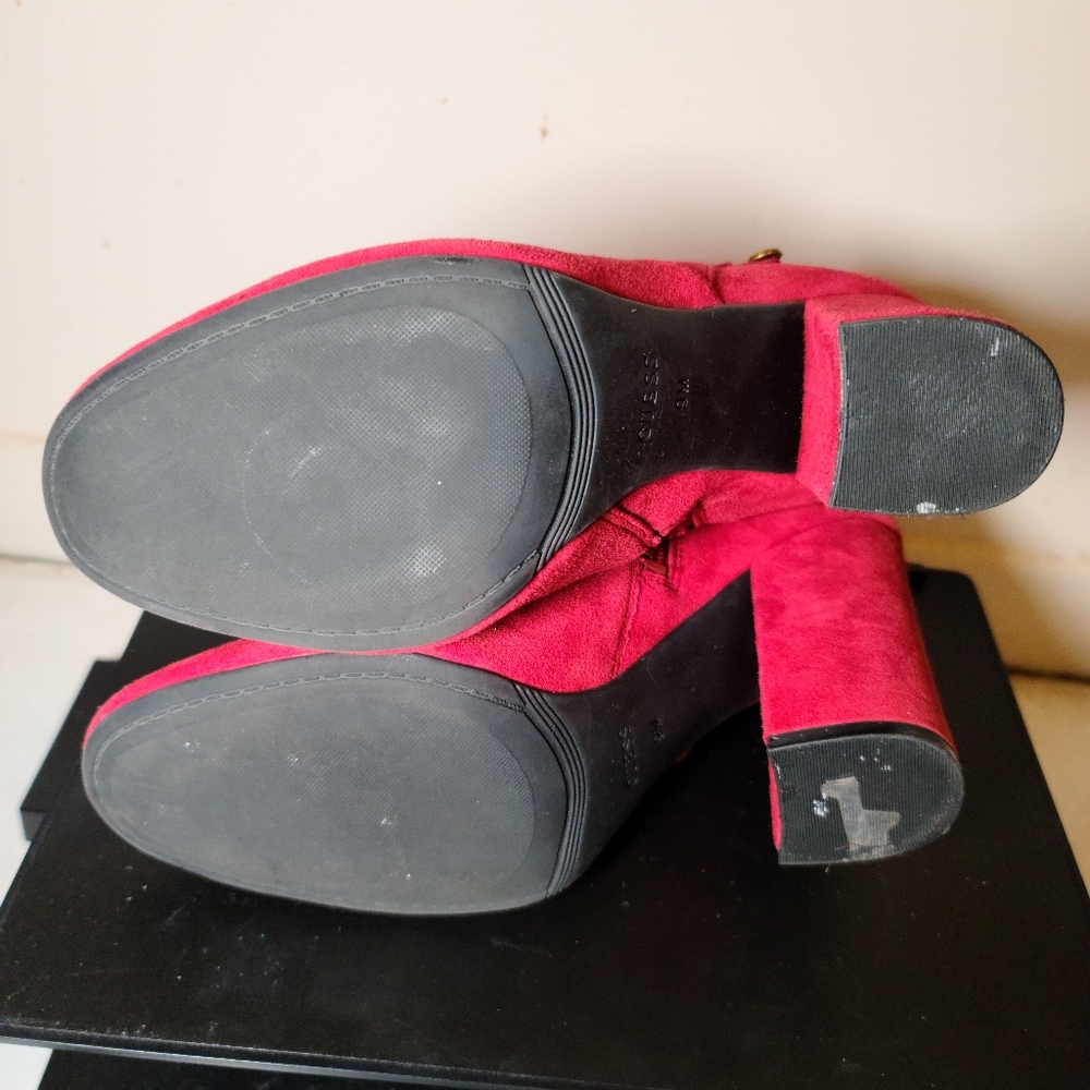 Guess Red Booties - Picture 6 of 7